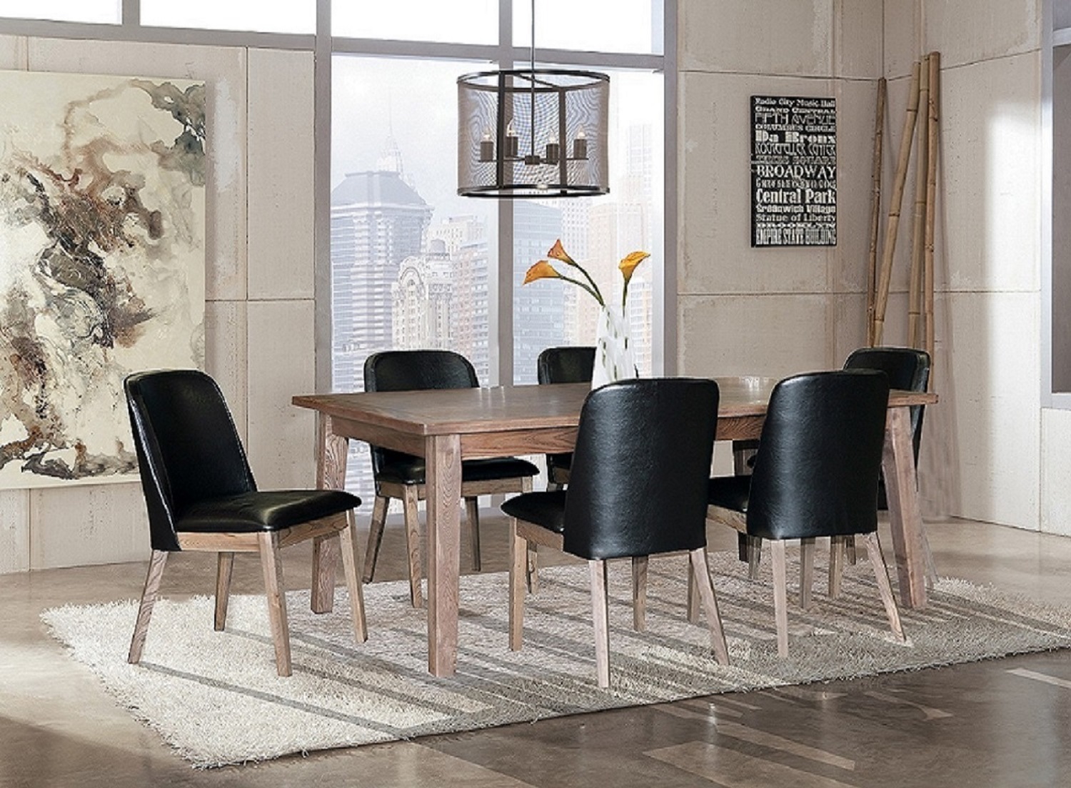 Ascension Dining with Upholstered Chair